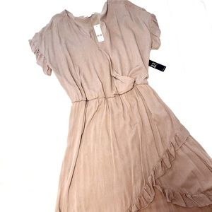 NY&C rayon ruffle dress XL